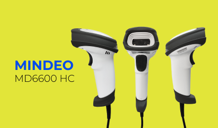 Уникальный сканер штрих-кодов MINDEO MD6600 HC с антимикробным корпусом